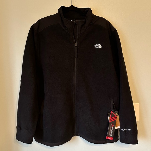 THE NORTH FACE ALPINE POLARTEC 200 FULL ZIP FLEECE JACKET MEN'S XXL TNF BLACK - Picture 2 of 10